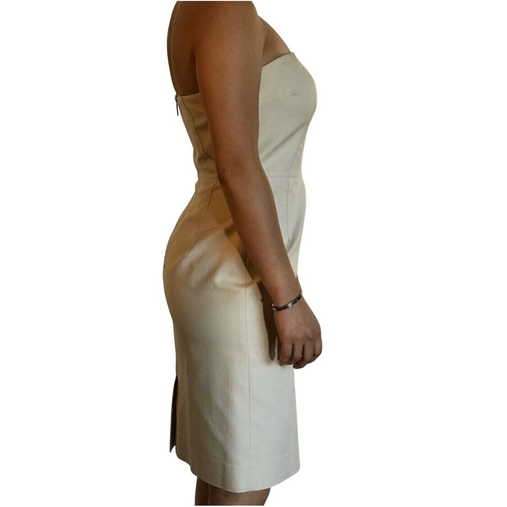 MICHAEL Michael Kors cream strapless dress - Picture 3 of 7